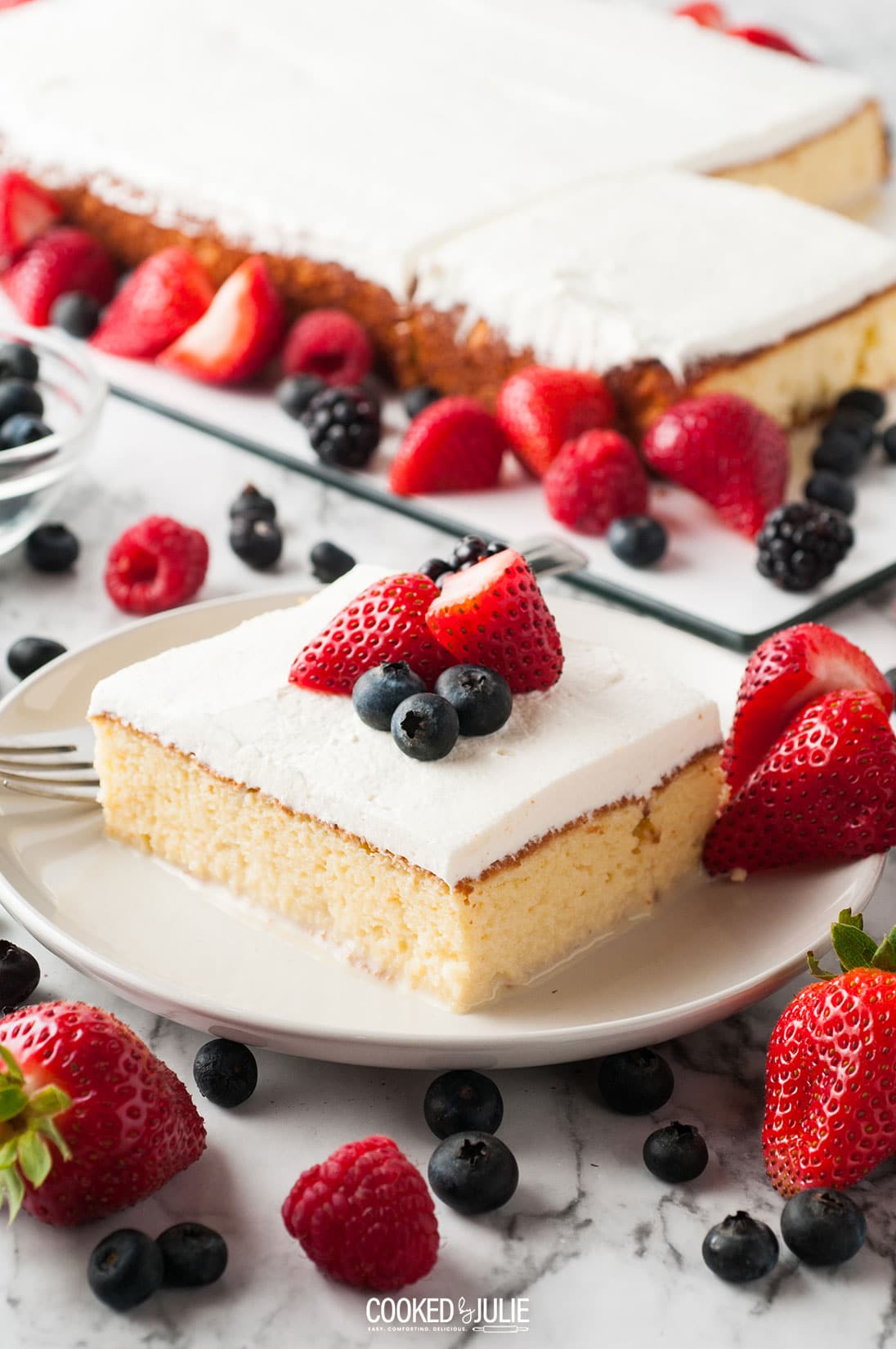 Pastel de Tres Leches Cake - (Video) Cooked by Julie