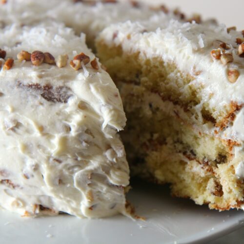 italian cream cake using box mix