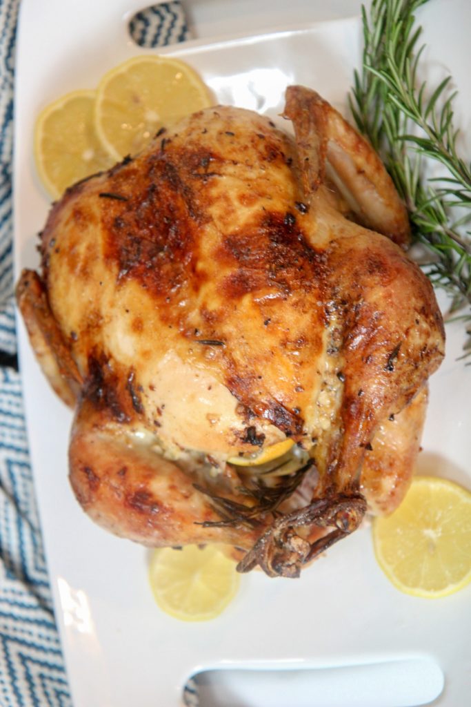 Lemon Garlic Roasted Chicken