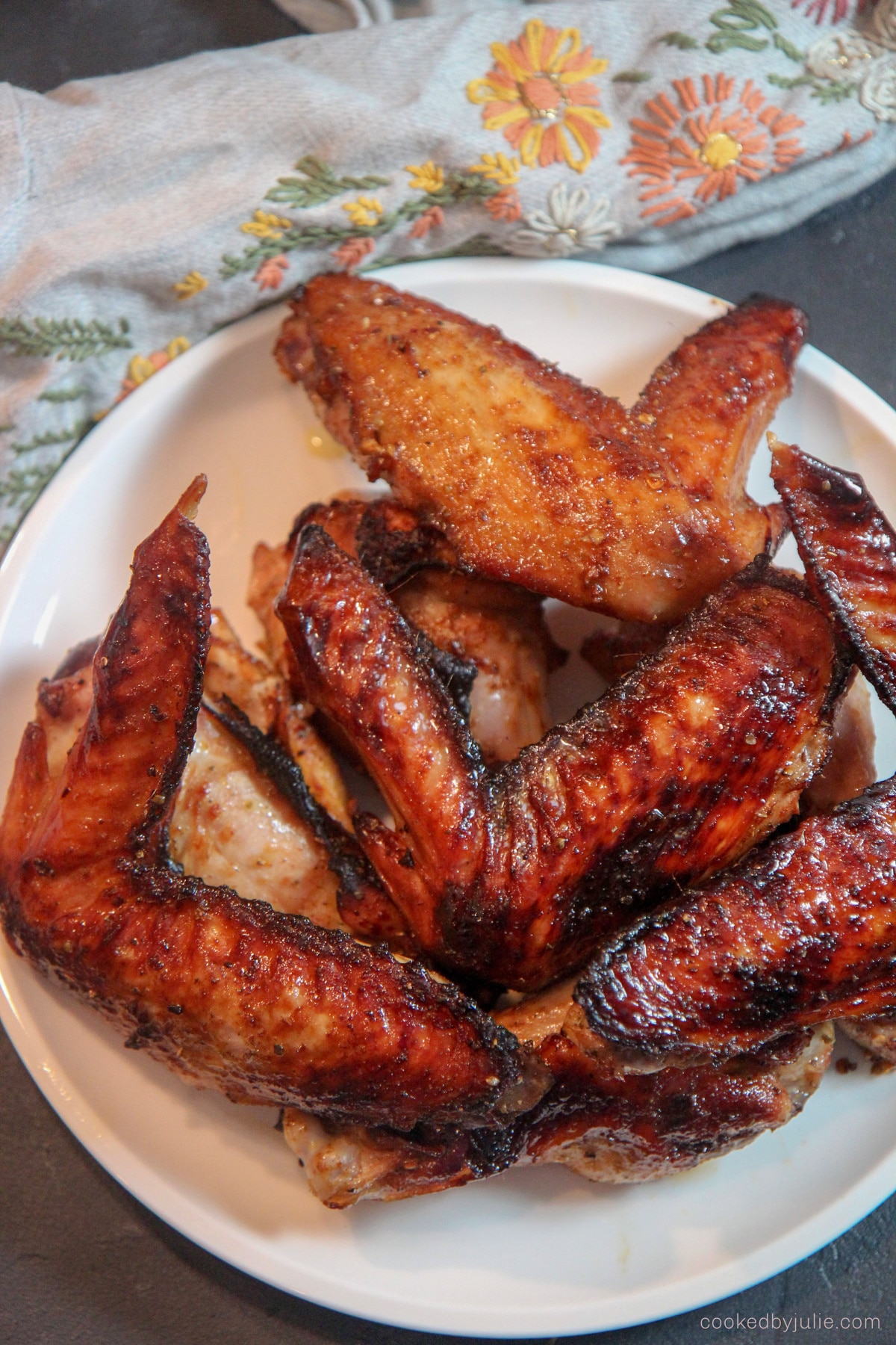 Honey Baked Turkey Wings Cooked by Julie - (video)