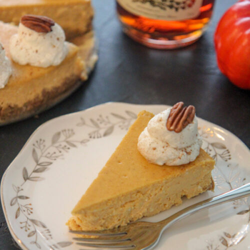 Cognac Pumpkin Cheesecake Recipe - Includes Video