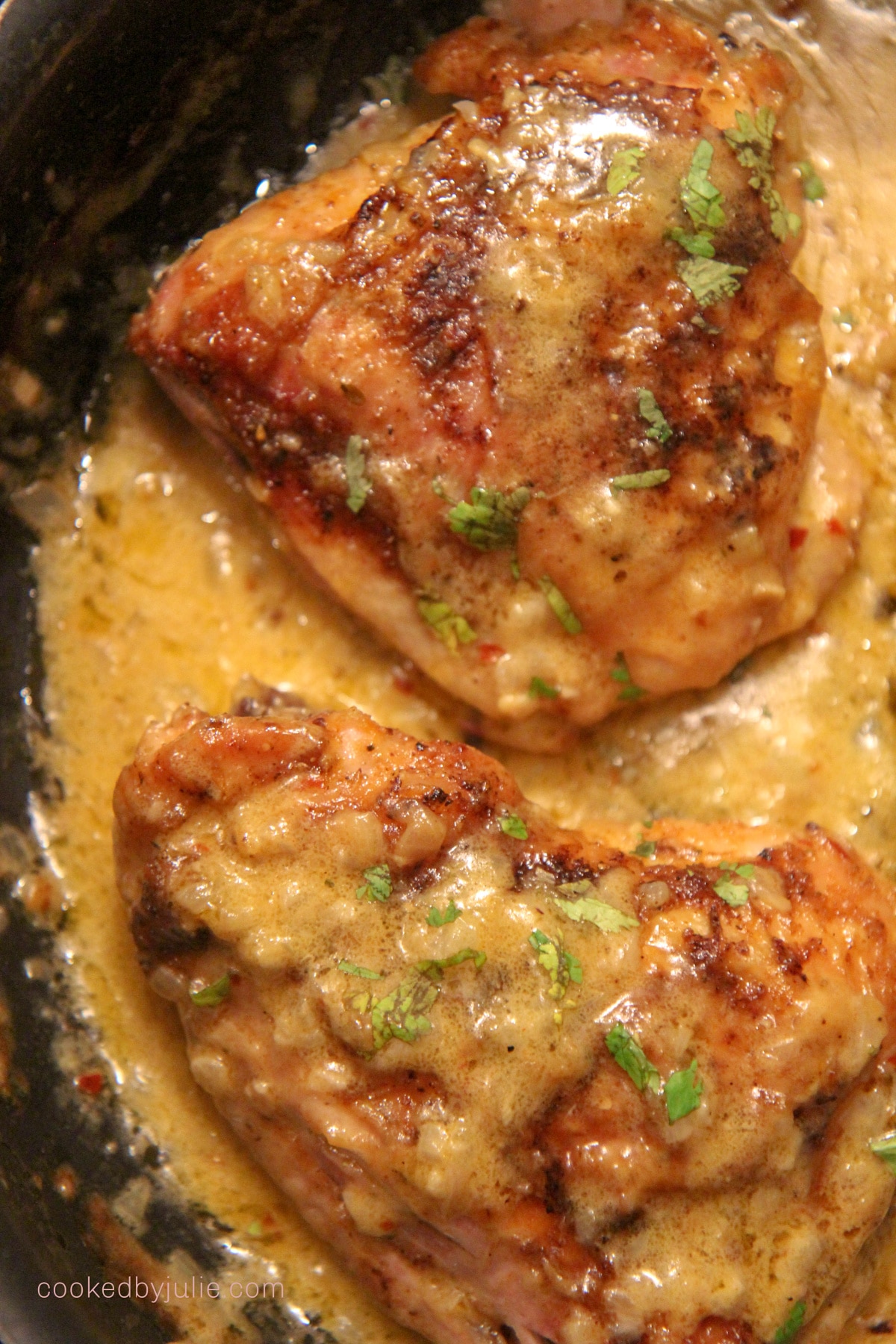 Soul Food Smothered Chicken Thighs + {VIDEO}