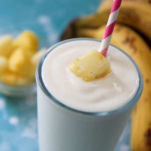 Pineapple Banana Smoothie Recipe - Cooked by Julie