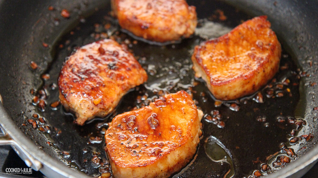 Honey Garlic Pork Chops Recipe - Cooked by Julie