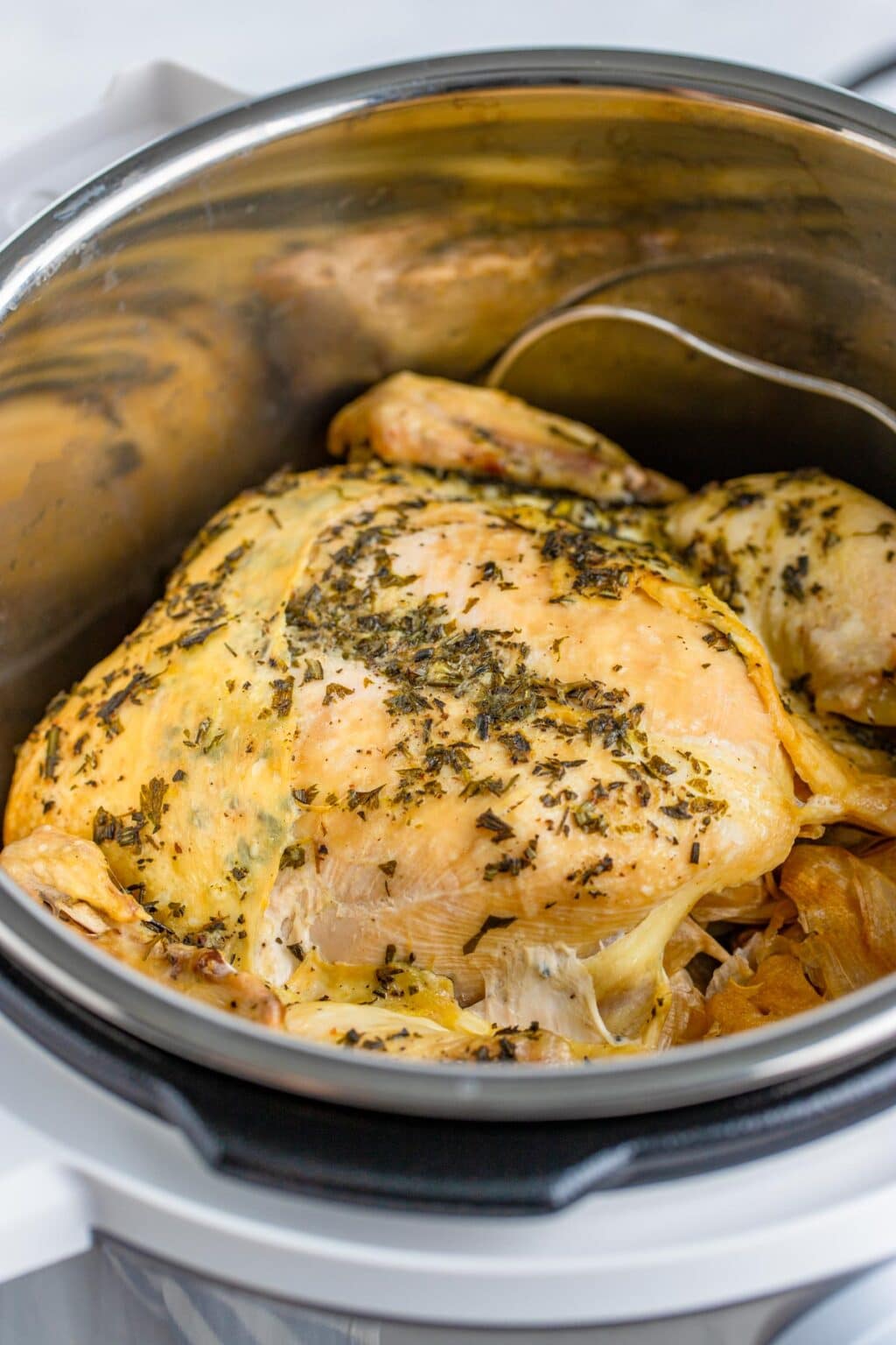 Instant Pot Whole Chicken and Gravy - Cooked by Julie