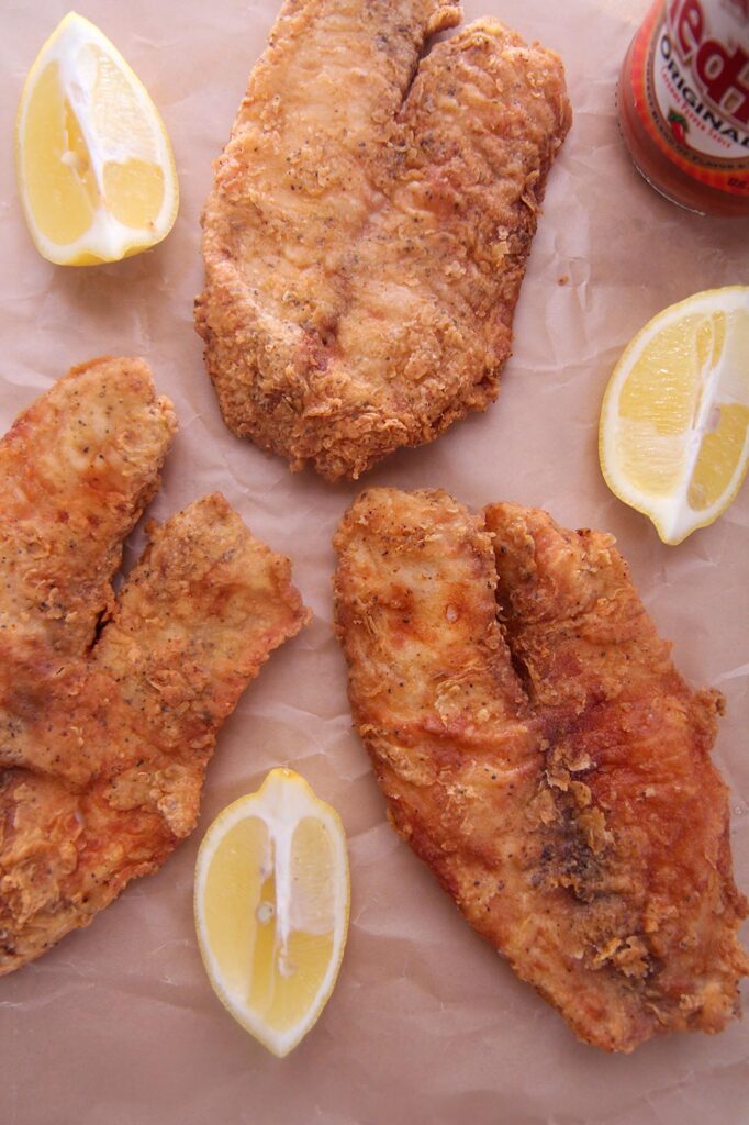 Fried Tilapia (flavorful and crunchy) + Video - Cooked by Julie
