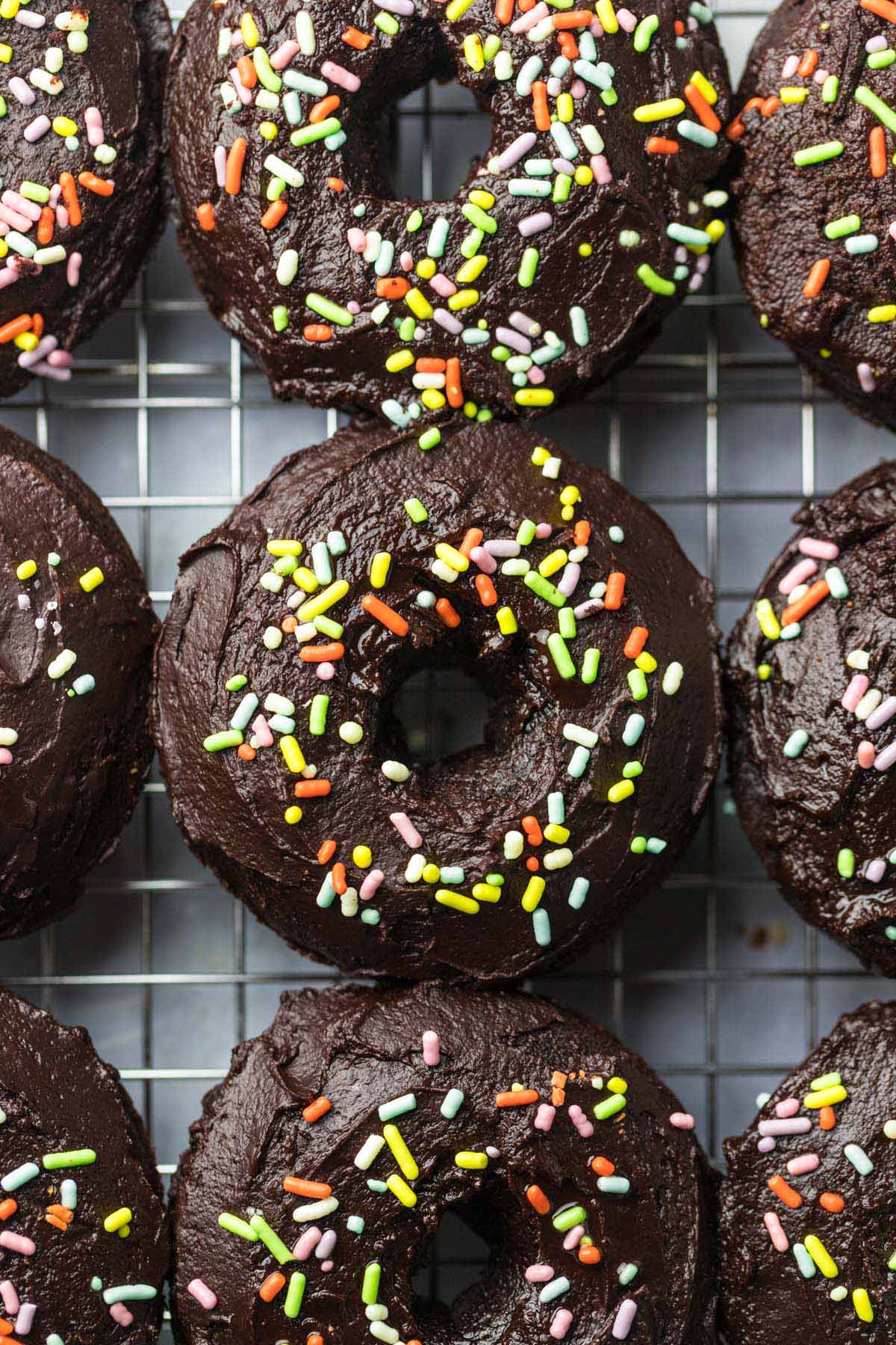 Mini Chocolate Donuts - A Cookie Named Desire