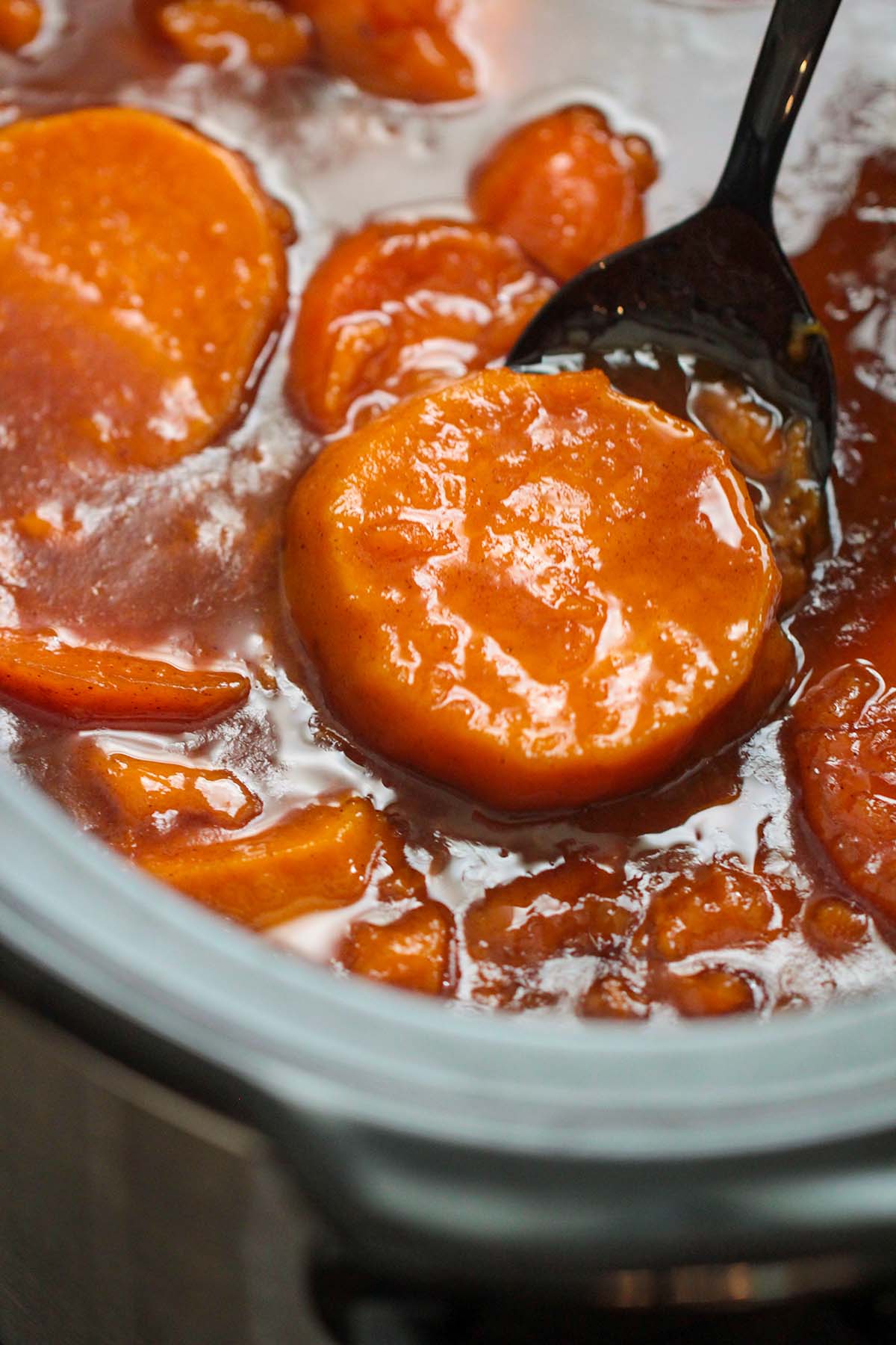Slow Cooker Candied Yams - Cooked by Julie
