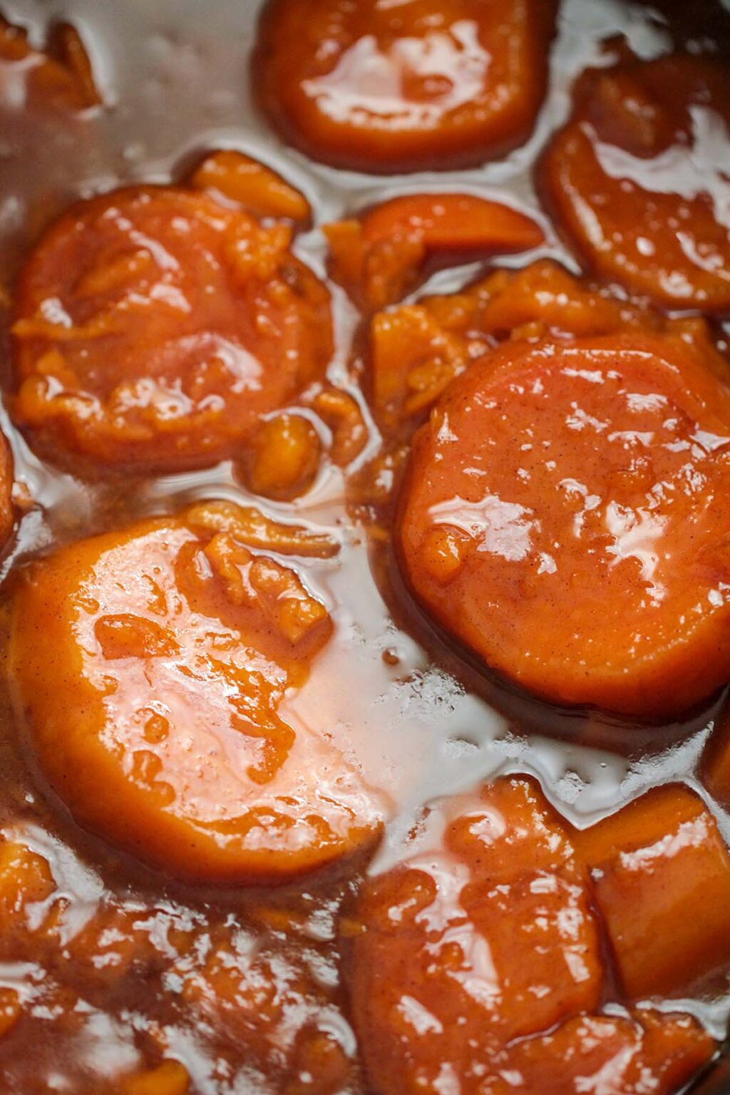 Slow Cooker Candied Yams - Cooked by Julie