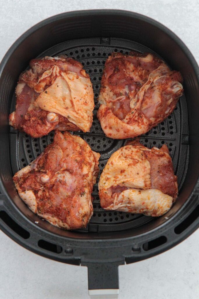 Air Fryer Chicken Thighs(Super Crispy) - Cooked by Julie