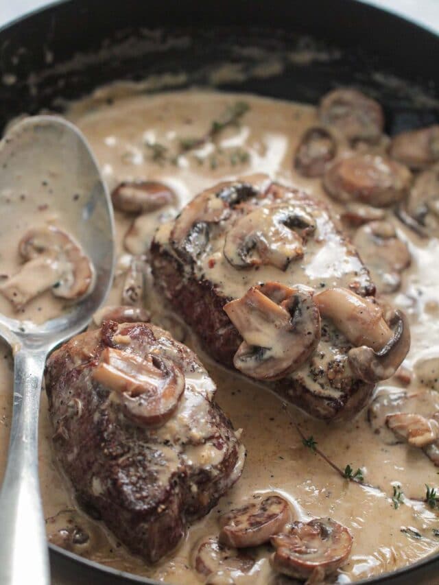 Creamy Garlic Filet Mignon Story - Cooked by Julie