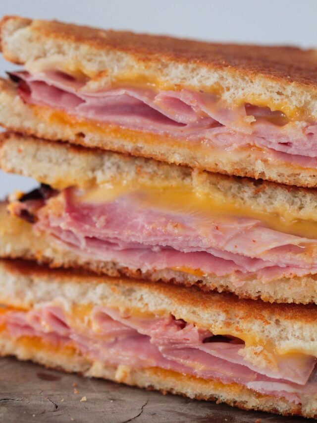 Air Fryer Grilled Ham And Cheese Story Cooked By Julie