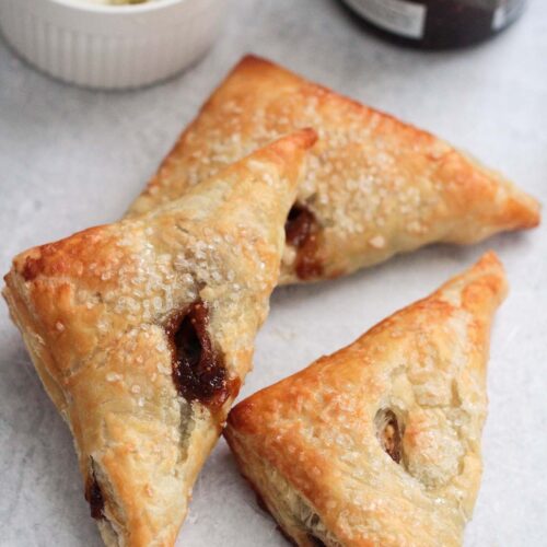 Fig & Goat Cheese Puff Pastry Roll