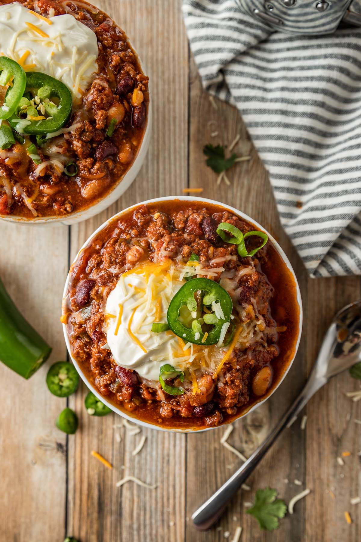 Crockpot Chili Recipe (Super Easy) - Cooked by Julie