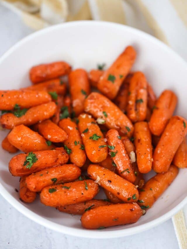 Air Fryer Honey Carrots Story - Cooked by Julie