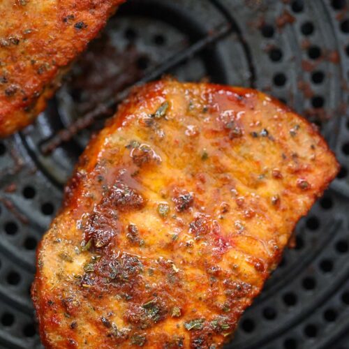 Air Fryer Chuletas(Latin Pork Chops) - Cooked by Julie