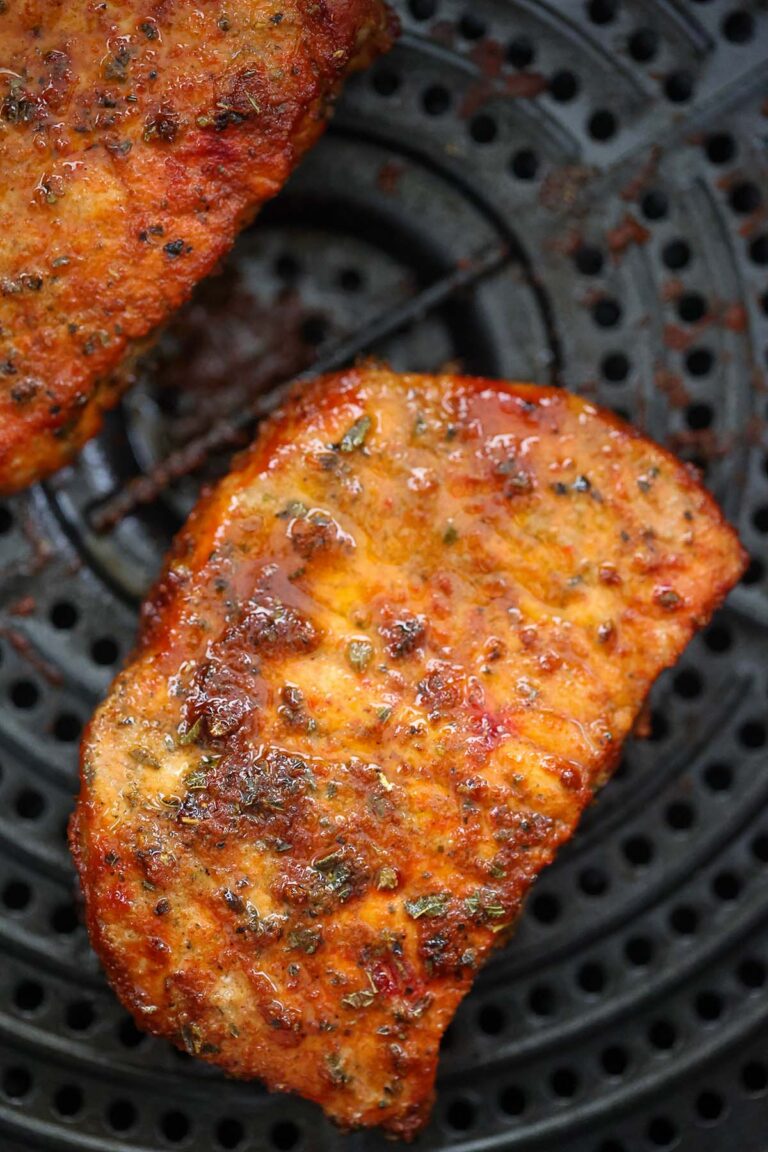 Air Fryer Chuletas(Latin Pork Chops) - Cooked by Julie