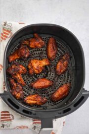 Air Fryer Honey BBQ Wings (The BEST) - Cooked by Julie