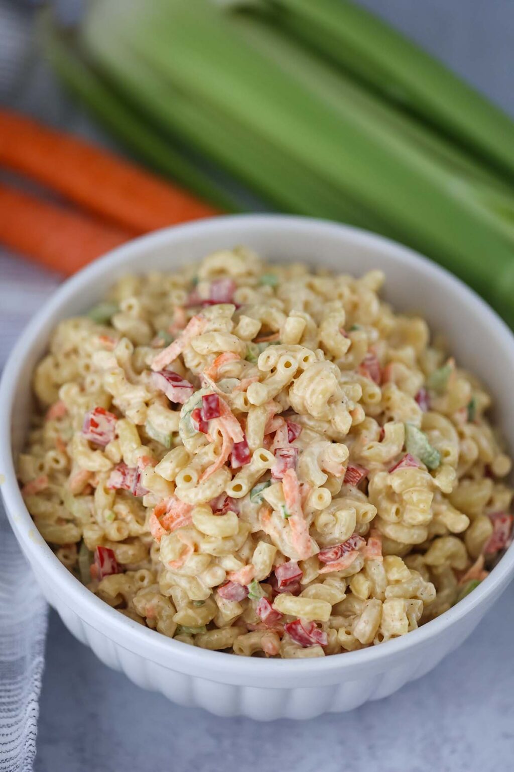 Deli Style Macaroni Salad (Super Creamy) - Cooked by Julie