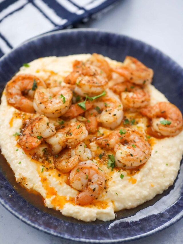 Spicy Shrimp And Grits Story - Cooked by Julie