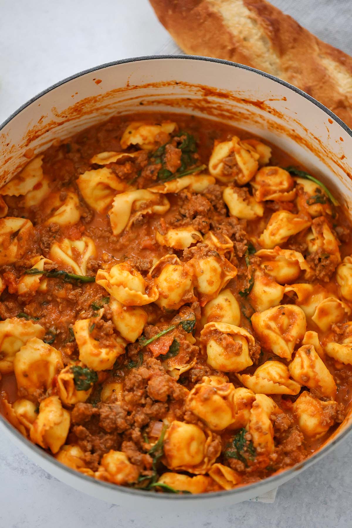 Homemade Tortellini Pasta Recipe with Meat Filling