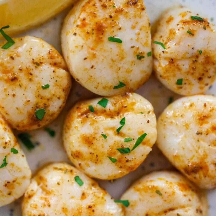 Easy Baked Scallops (low carb) - Cooked by Julie