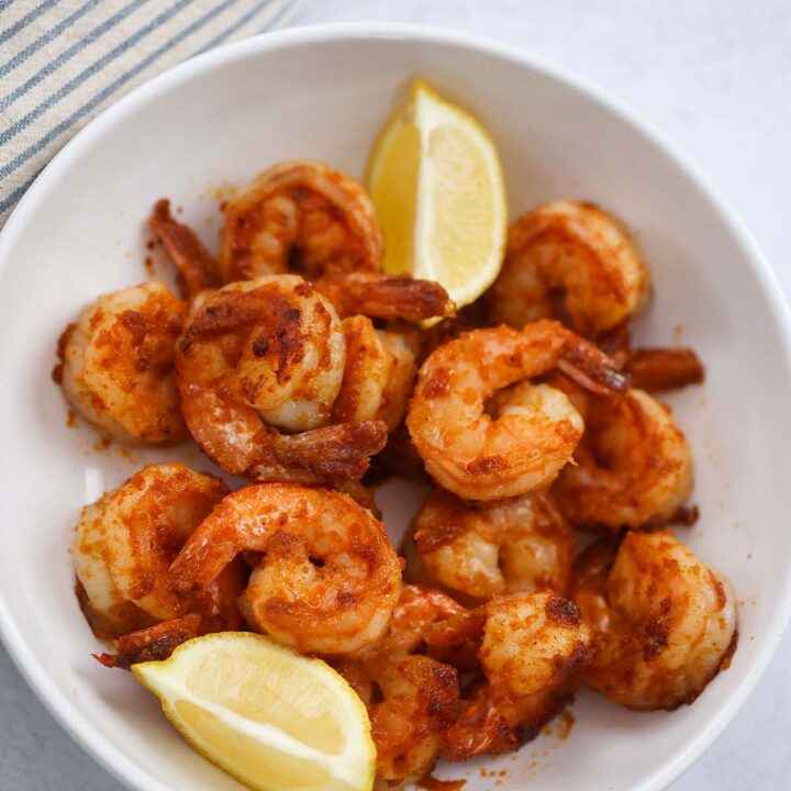 Pan Seared Shrimp (With a touch of honey) - Cooked by Julie