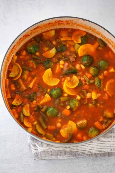 The Most Delicious Vegetable Soup - Cooked by Julie