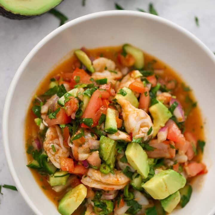 Shrimp Ceviche - Cooked by Julie