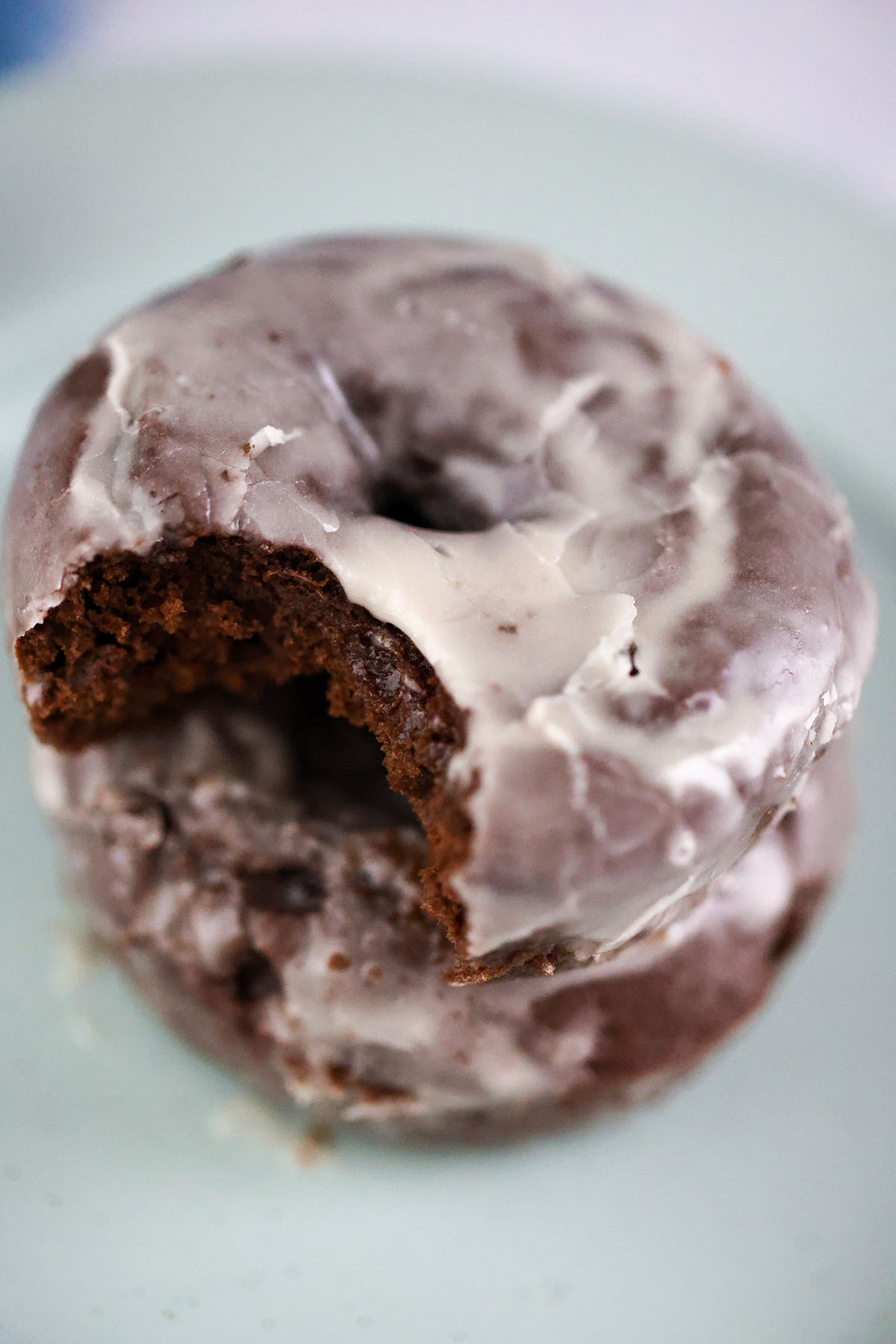 chocolate glazed donut from dunkin donuts