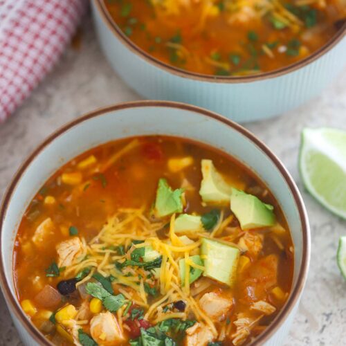 Chicken Noodle Taco Soup - Cooked by Julie