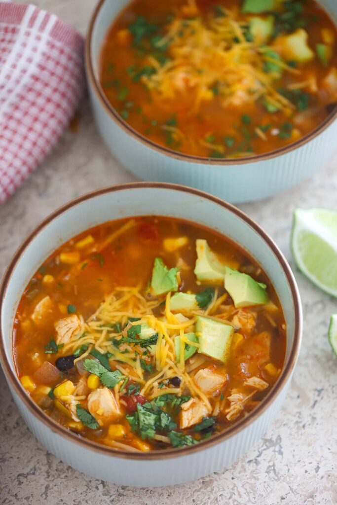 Chicken Noodle Taco Soup - Cooked by Julie